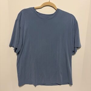 Abercrombie & Fitch Blue Modal Blend Basic Tee